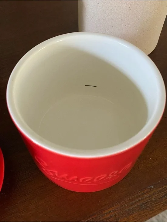 NWOT Sweese red ceramic Butter bell crock. - Picture 4 of 6